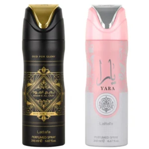 lattafa oud for glory (200ml) + lattafa yara (200ml)